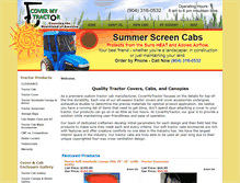Tablet Screenshot of covermytractor.com